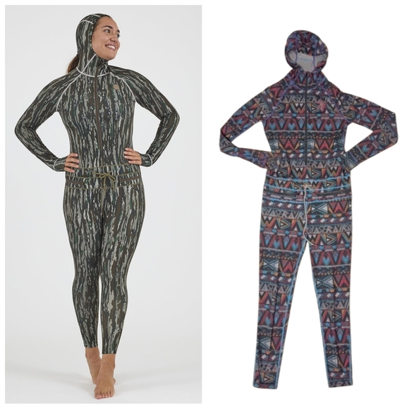 Air Blaster Women's Small Classic Ninja Suit Hoodie One Piece Baselayer Thermal - Picture 1 of 10